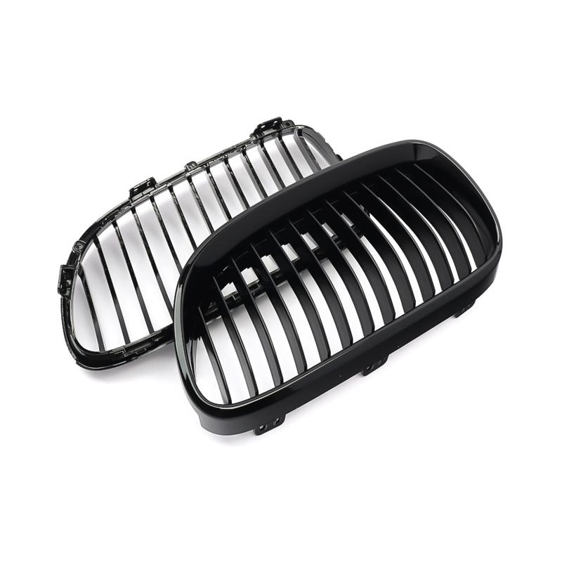 Car Gloss Black Kidney Grille For BMW E92 E93 3-Series 2D 2010-2013 Facelift 2010-2013 Auto Racing Grills CAR Accessories QCYZR1