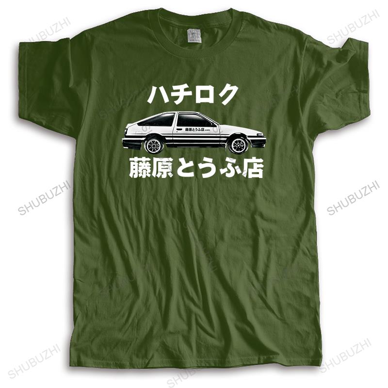 Herr lös vardaglig t-shirt Modevarumärke t-shirt Ae86 Trueno Jdm Hachiroku tryck T-shirt större storlek Dropshipping