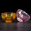 7 Stück Geprägte Mehrfarbige Glas Buddha Schale Hämmertextur Handwerkskunst Heiliges Wasser Schale Buddhistisches Hausgeschenk Lnterieur Dekoration