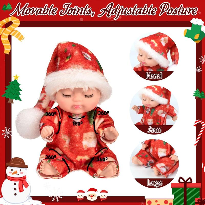 1pc Cute Pajama Fairy Princess Baby Doll with Animal-Themed Outfit (Reindeer/Horse/Dragonfly) - Soft Collectible Doll in Gift Box, Birthday Christmas