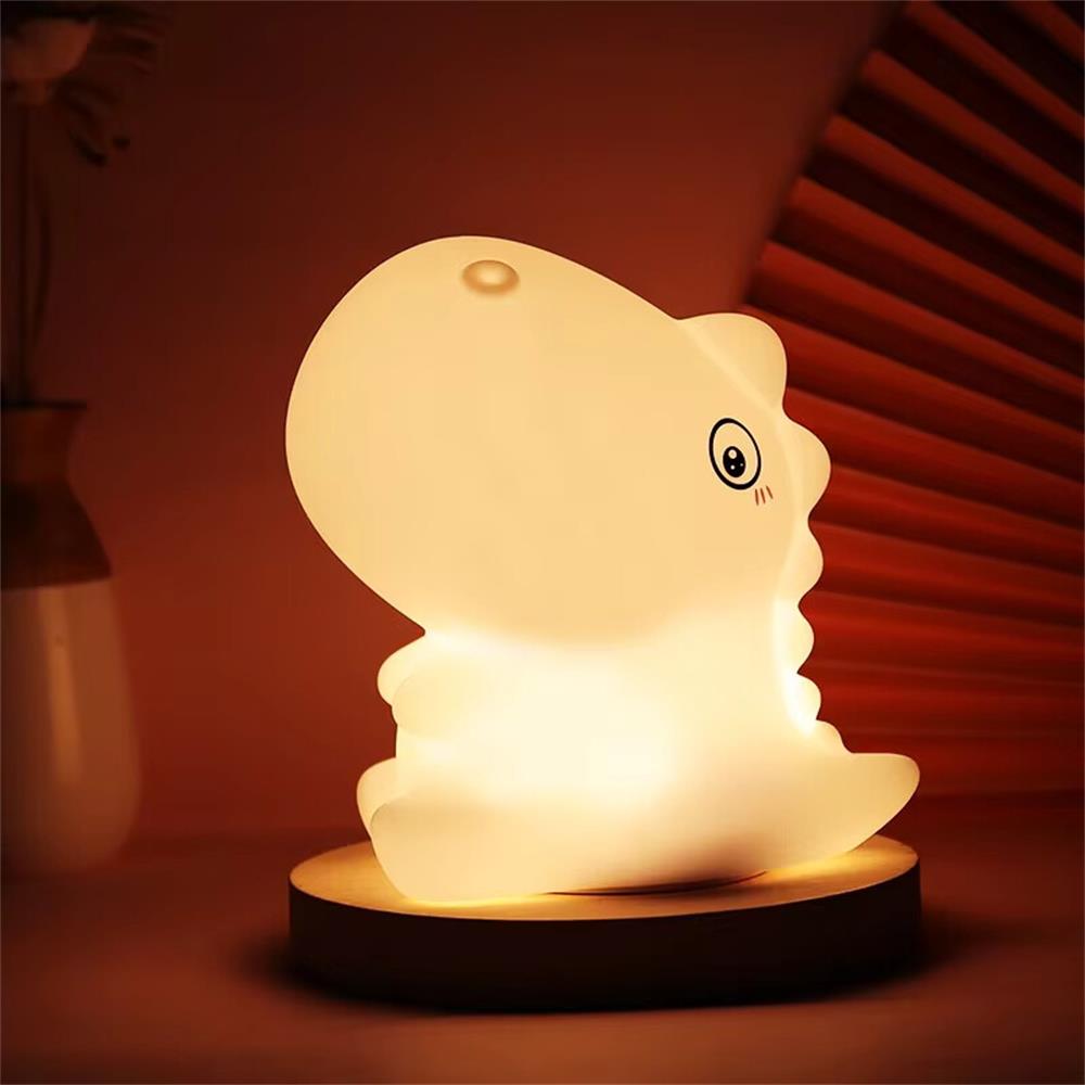 Bunny Silicone Night Light, Children's Room Decorative Lamp, USB Rechargeable Timer Dimmable Silicone Sleep Light