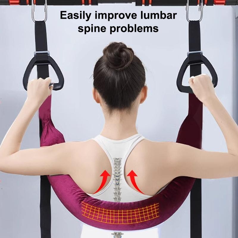 Spine Decompression Decompression Device Soft Comfortable Lightweight Back Stretcher For Home Door Office Outdoor Travelling