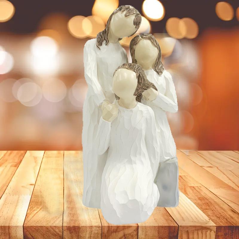 Willow Statues Good Friends Heart-to-heart Friendship Symbolic Creative Gifts Wedding Birthday Festival Celebration Gifts