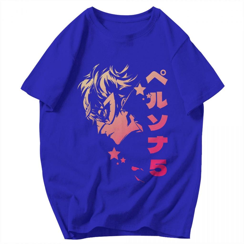 Men T Shirt The Phantom Thieves Persona Gifts Y2K Graphic Oneck Unisex Clothing T Shirts