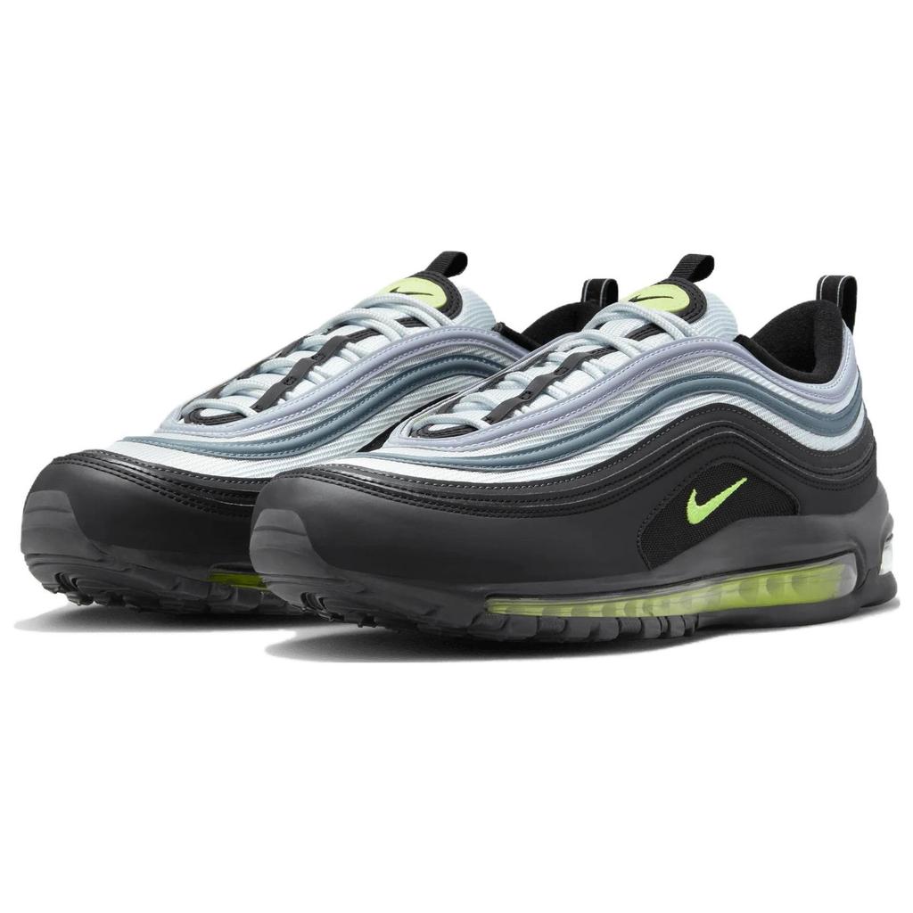 Nike Air Max 97 Icons - Scarpe da ginnastica Neon da uomo Nere Pure-Bianco platino DX4235-001