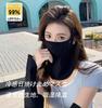 [VEVE & MIKI] Sun Protection Face Cover, Collaboration, Breathable, Reusable, Washable, Sun Protection, UV Protection, Prevention Mask for Face,