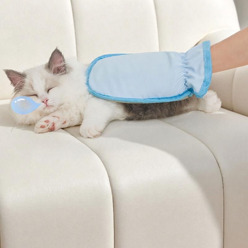Pet Hair Removal Glove Static Grooming Tool For Cats Dog Massage Brush Washable Reusable Furs Cleaning Accessory