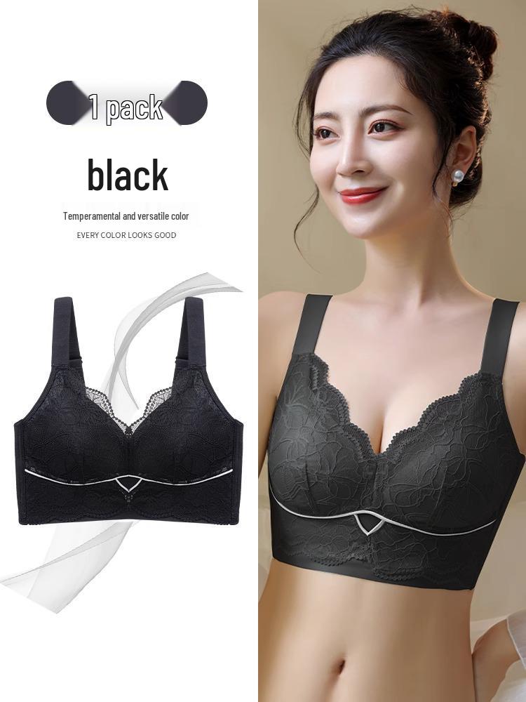 

Регулируемый бюстгальтер пуш-ап большого размера для большой груди: Боковая поддержка, Коррекция осанки, Предотвращение провисания, Минимизирующий дизайн. 38/85 BCD чёрный