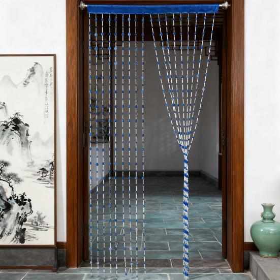 Yousheng Love Heart Beaded Curtain Decorative Bead String Curtain Tassel Room Divider Screen for Doorway Living Room Wedding Decor