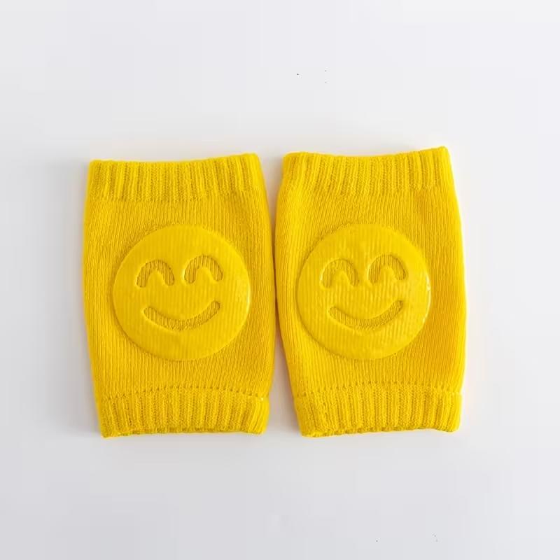 Baby Knee and Elbow Pads for Crawling Protection Soft Anti-Slip Toddler Safety Pads for 0–3 Years 1Pair жёлтый