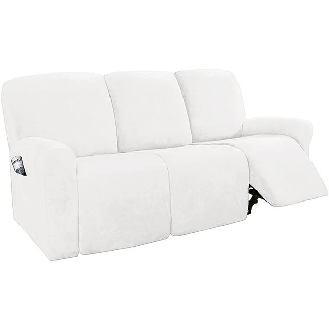 

Velvet Recliner Sofa Cover For Living Room Reclining Chair Cover Sofa Slipcover Recliner Chairs Covers 1 2 3 4 Seat Sofa Cover for Home 1 Seat(22-33inch)