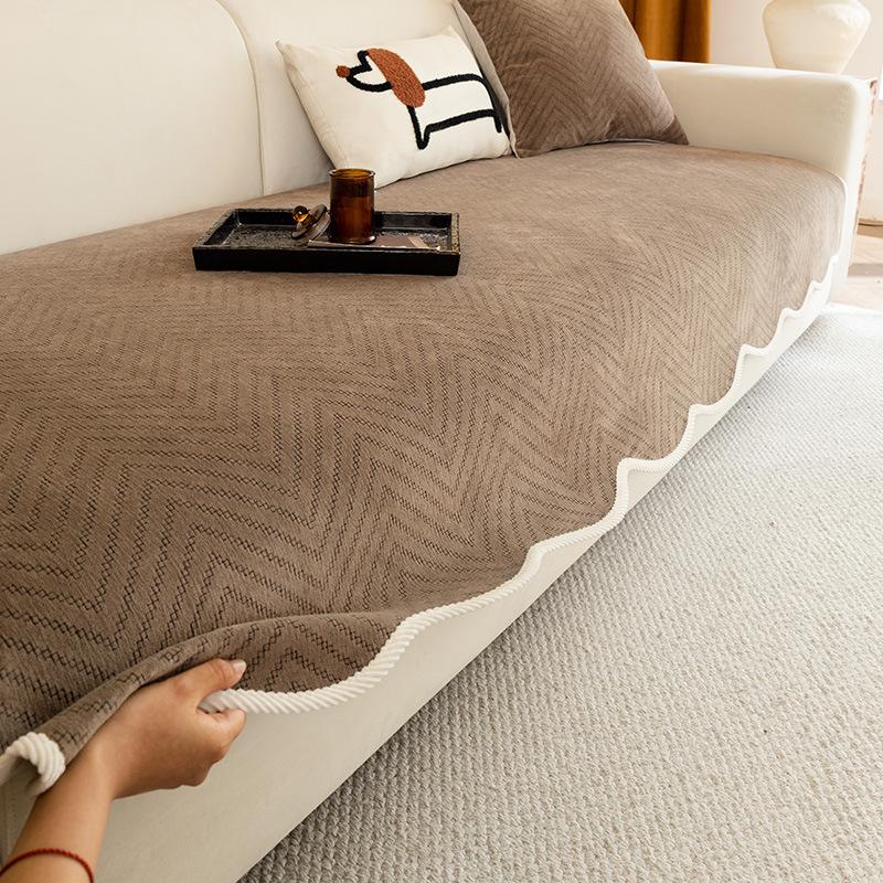 New Special-Shaped Sofa Cushion, Universal In All Seasons, Non-Slip And Dirt-Resistant Seat Cushion, One-Piece Anti-Cat Scratch Sofa Cover