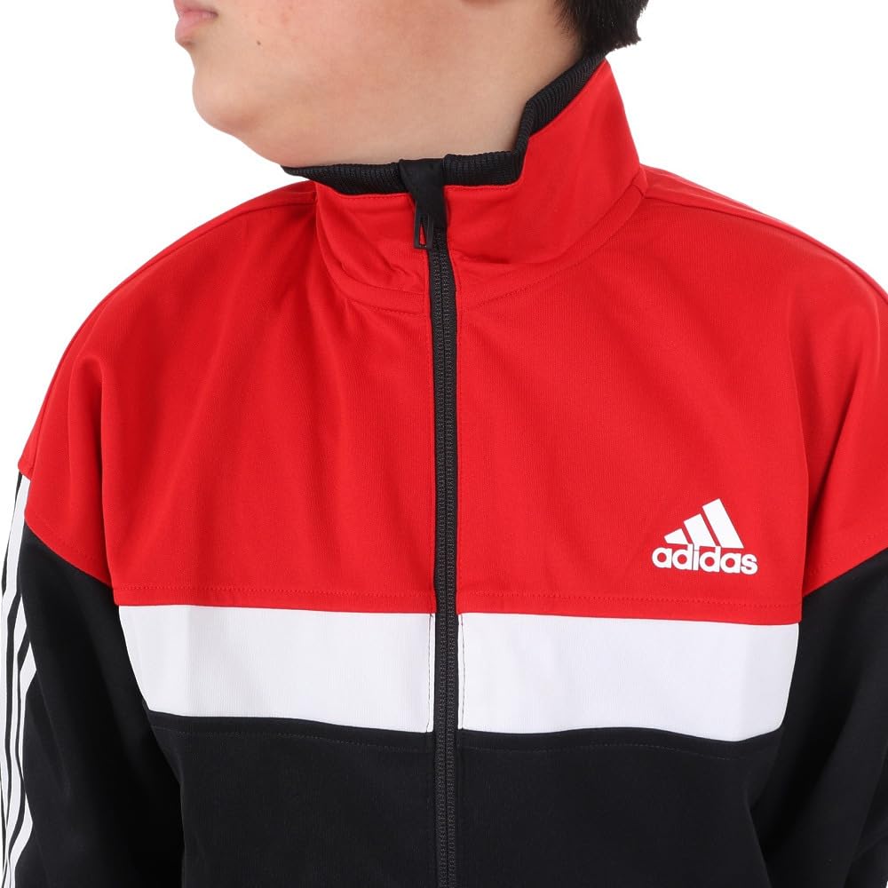 Adidas Tiberio Aero Lady Double Knit Jersey Regular Fit Track Black J160 Top, Jacket, Kids' JSY39, (IS5171)