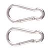 2 Sets U-förmige Haken Edelstahl Schwerlast Mehrzweck Hängemattenhaken