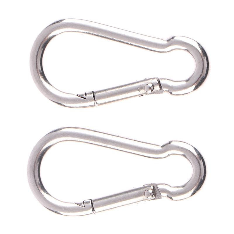 2 Sets U-förmige Haken Edelstahl Schwerlast Mehrzweck Hängemattenhaken