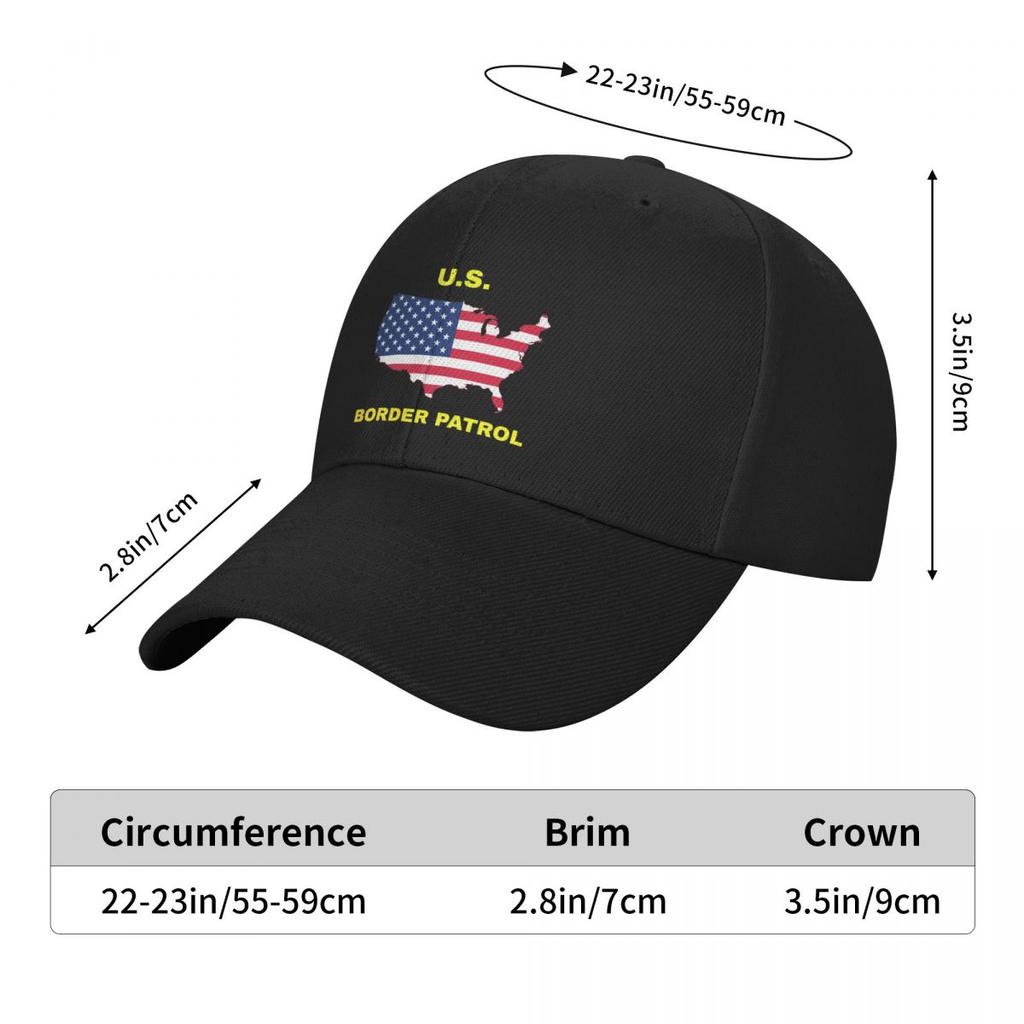 Border Patrol Baseball Cap custom Hat Military Cap Man Ladies Men's