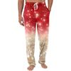Pánské pletené módní potištěné kapsové ležérní kalhoty pyžamové kalhoty