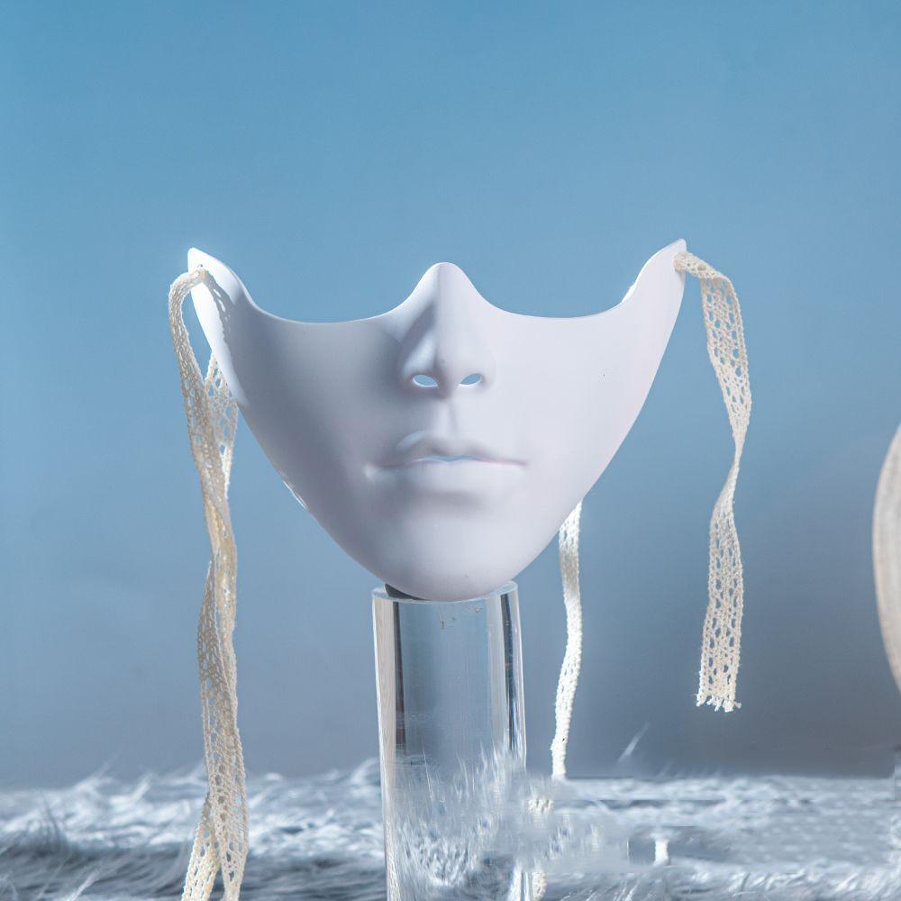 Male Adult Ancient Style Face Mask Masquerade Anime Cosplay Pros Luxury Machinery Mask  Gift