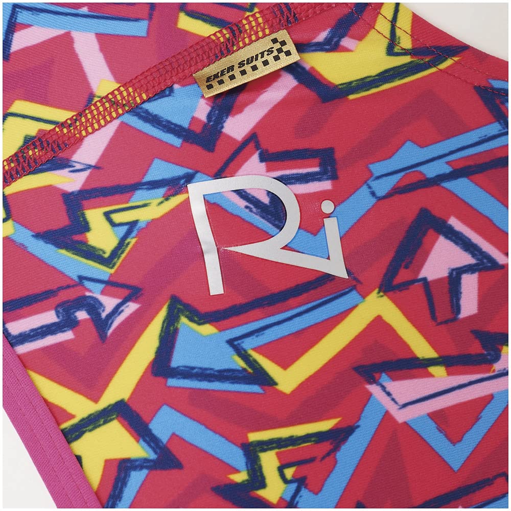 Mizuno Medium Size for Gym Fitness and Swimming Girls' Exersuit, Cut, 140, N2MA1965, 65 Rose, Use,