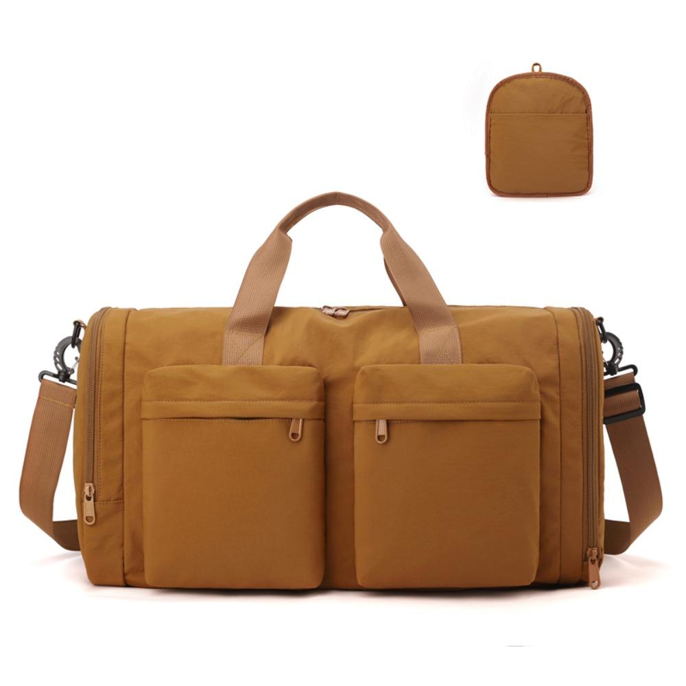 32L Foldable Travel Bag Large Capacity Waterproof Sport Bag Fitness Bag Dry-wet Separation Multiple Compartments Luggage Bag