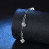 S925 Sterling Silver Bracelet, Mozzarella Diamond Bracelet For Women, Versatile Niche 1.5 Carat D Color Moissanite Bracelet For Women