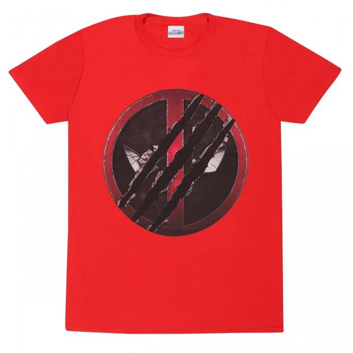 Deadpool & Wolverine Unisex Adult Slash Logo T-Shirt