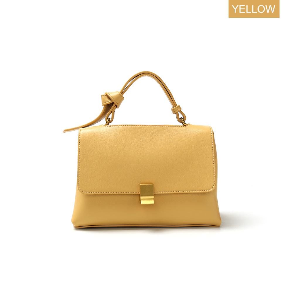 Casual Totes Women Simple Solid Color Portable Messenger Bag Double Compartment Single Shoulder Ladies Bags