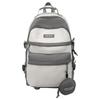 Schoolbag Backpack Men's and Women's Large Capacity Simple Student School Bag Lightweight Travel Bag Commuter Computer Backpack School Bag