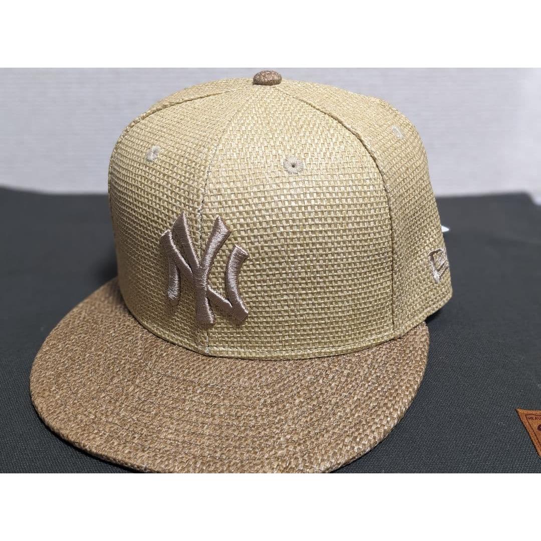 Used New Era 59FIFTY NY Yankees Cap Straw