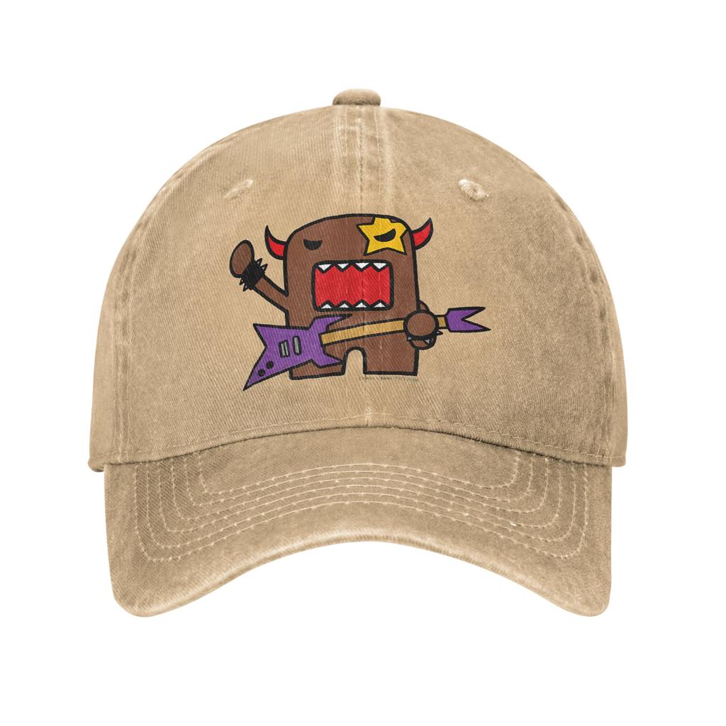 Domo Rocker Washed Baseball Cap Trendy Sun Trucker Hat Summer Men Adult Hunting Camping Baseball Caps