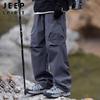 JEEP SPIRIT Herren Herbst Winter Outdoorhose mit geradem Bein