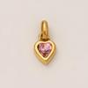 Titanium Steel Zodiac Heart Pendant Necklace with Twelve Stones & Custom Name Charm - Family Gift