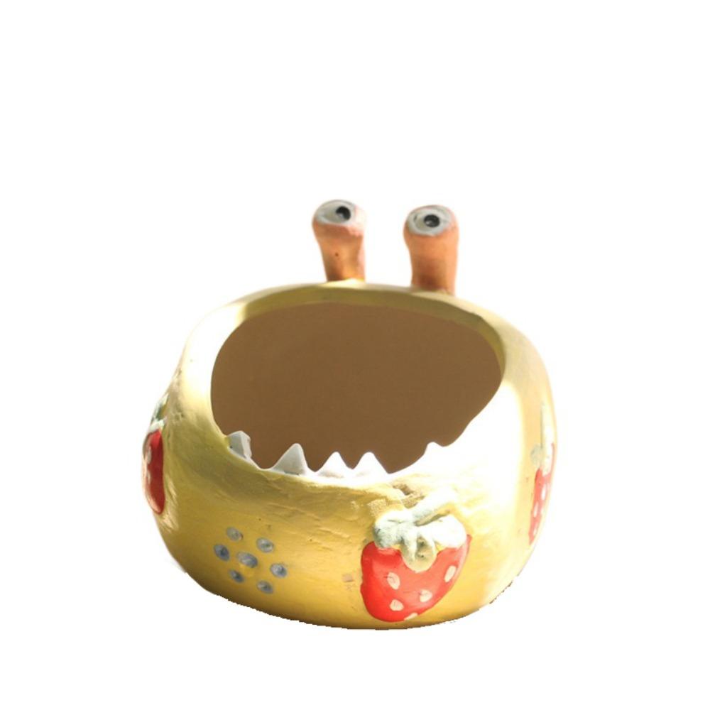 

Ceramic Succulent Flowerpot Personality Flower Vase Flower Arrangement Container Plant Pot Hotel жёлтый