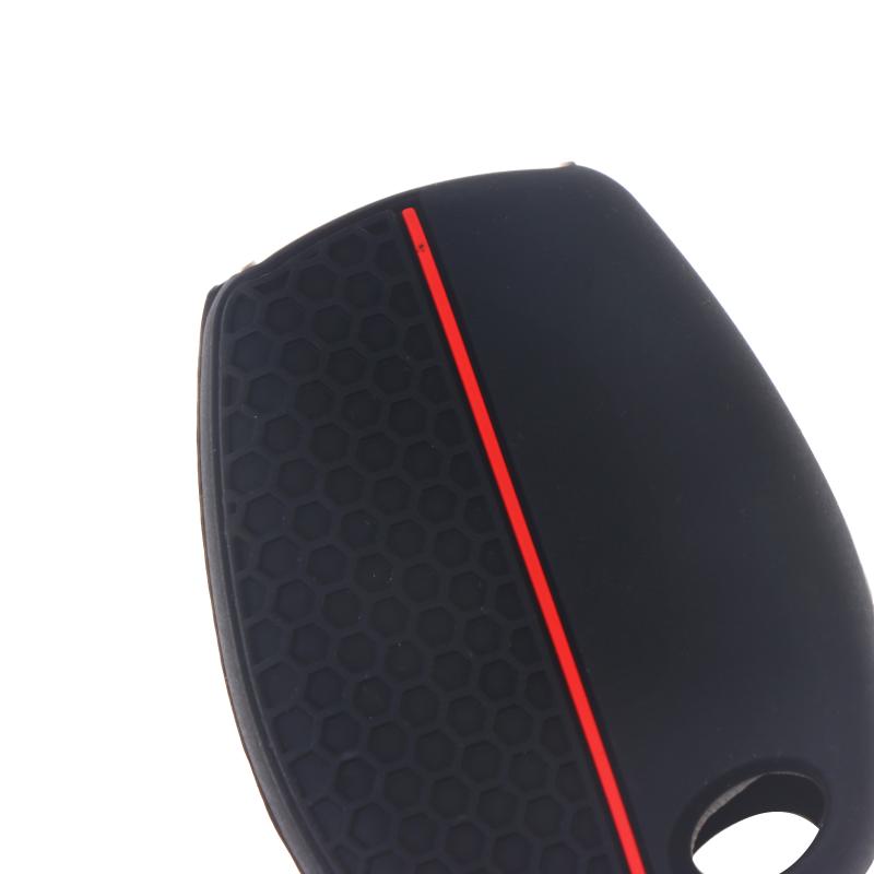1Pcs Silicone Car Key Case Remote Car Key Cover Car Key Protector 2/3 Buttons Key Fob Cover Keys Accessories