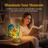 Ornament Butterfly Retro Night Light LED Modern Table Lamps Colorful Butterfly Light  for Bedroom