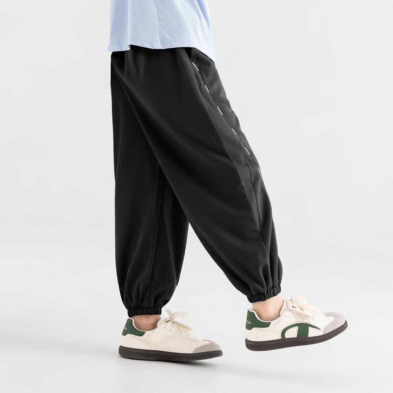 Boys' Summer Mesh Breathable Jogger Sports Pants