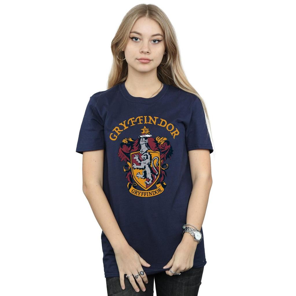 Harry Potter Womens/Ladies Gryffindor Cotton Boyfriend T-Shirt
