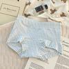 10A Antibacterial Pure Cotton High-Waist Women Boyshort Panties, Baby Cotton Full Cotton Crotch Plus Size Soft Breathable Underwear