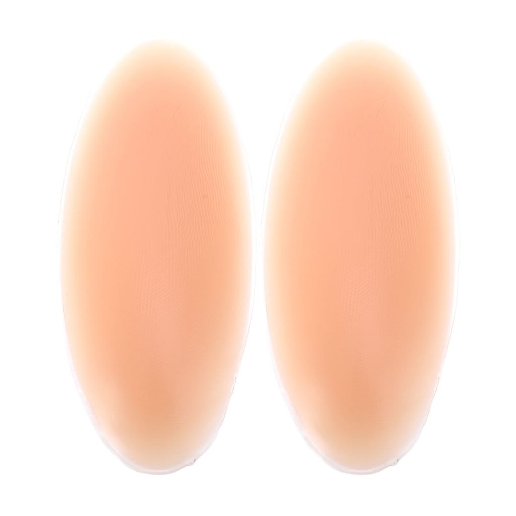 1 Pair Silicone Calf Pads Snug Fit Adhesive Soft Elastic Silicone Calf Patches Skin Color
