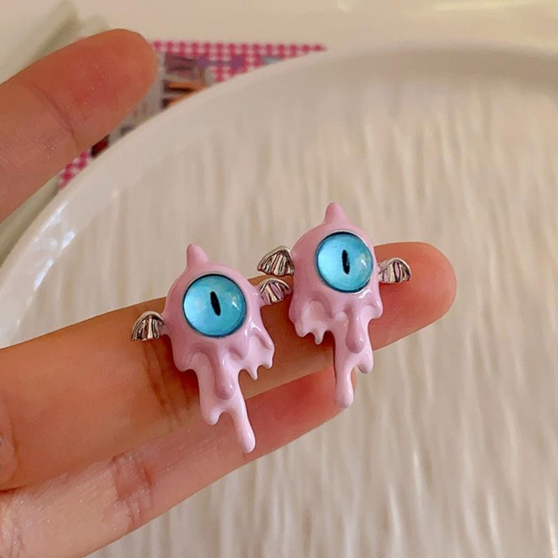 Evil Eye Necklace Evil Eye Ear Pins Sweet and Fashionable Alloy Accessories Evil Eye Jewelry for Party Wedding Daily