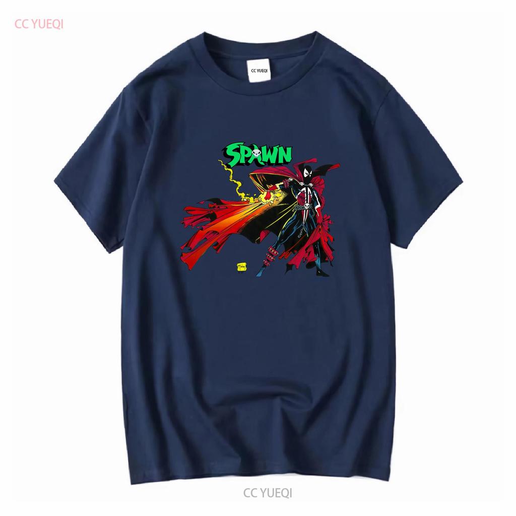 Vintage Spawn T Shirt Cotton All Size KV8959 long sleeves vintage Washed streetwear Comfortable designer clothes Stretched Soft