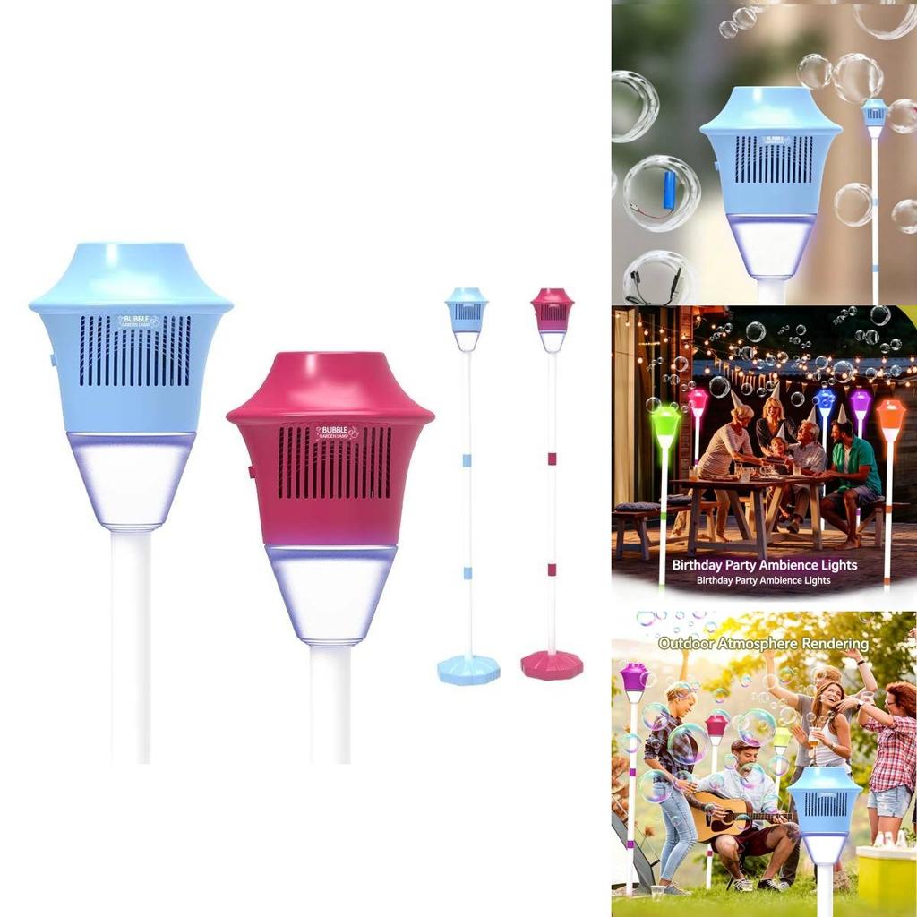 Bubble Machine For Kids Outdoor Play With Multihole Bubble Generator For Camping And Parties