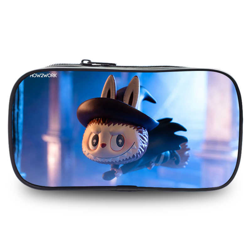 2025 Labubu Primary And Secondary School Students Cartoon Diy Printing Fashion Storage Pencil Bag