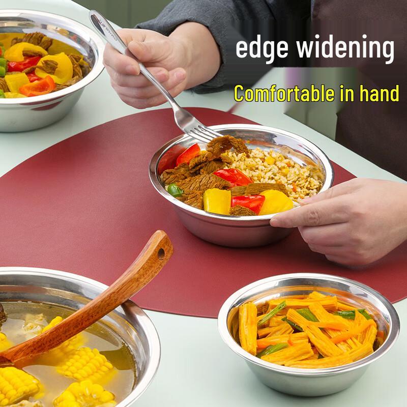 Chahua 20,2 cm Mehrzweckschüsseln aus Edelstahl - 5er-Set