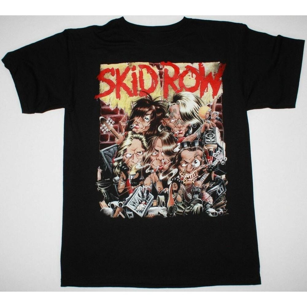 

Skid Row Band Act Men T-shirt Black Short Sleeve All Sizes KN651 Unisex T-Shirt L