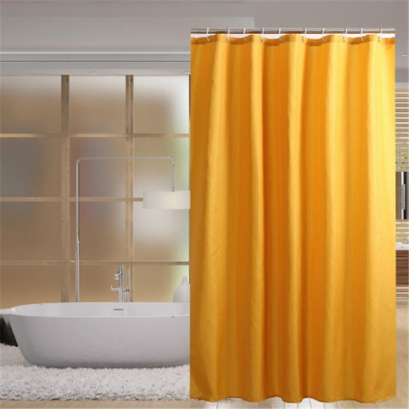 180*180cm Solid Color PEVA Bathroom Waterproof Mildew Proof Fabric Partition Curtain Shower Curtain Home Decor