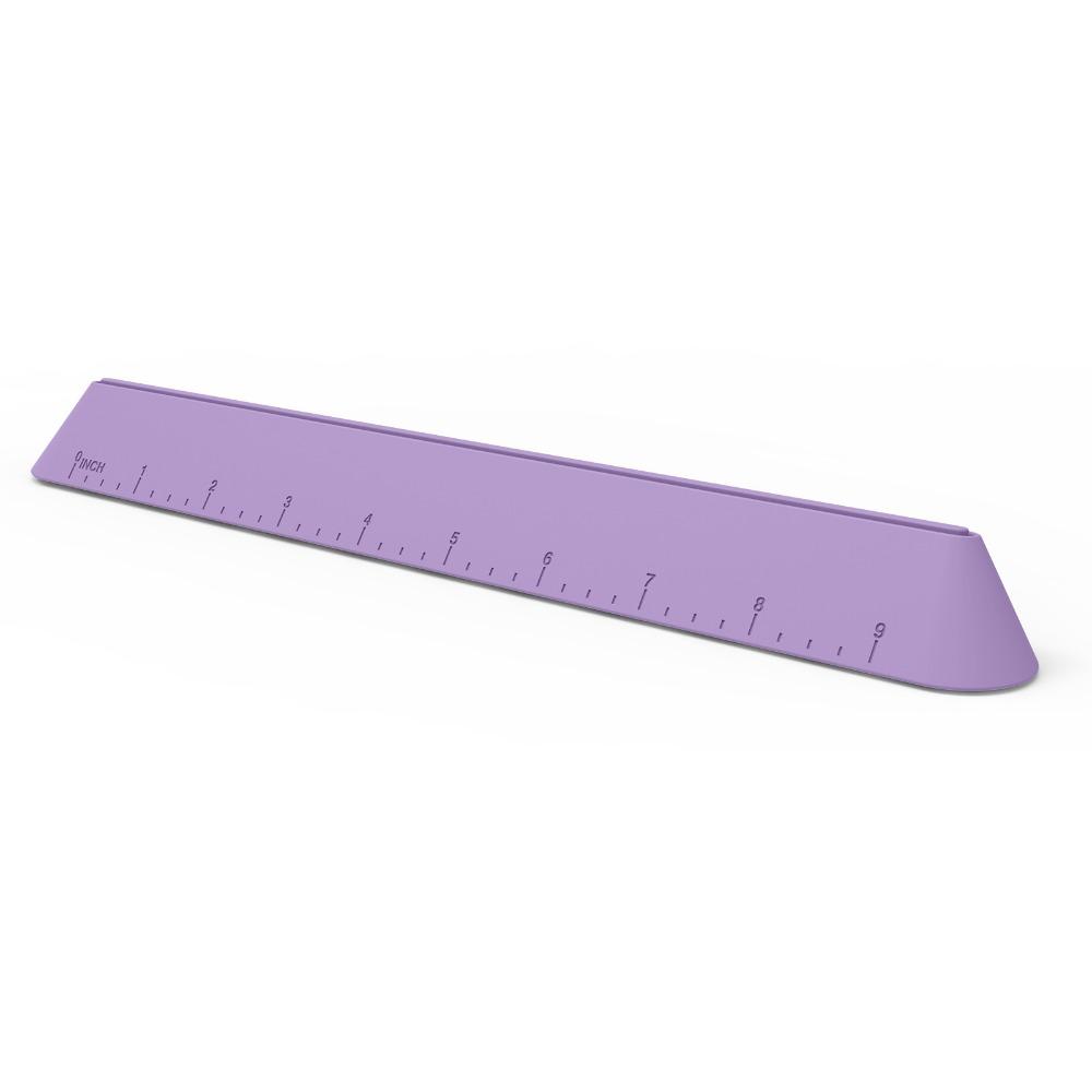 3 in 1 Silicone Laptop Stand with Pen Slot Solid Color Laptop Cooling Stand Non-slip Adjustable Keyboard Riser фиолетовый
