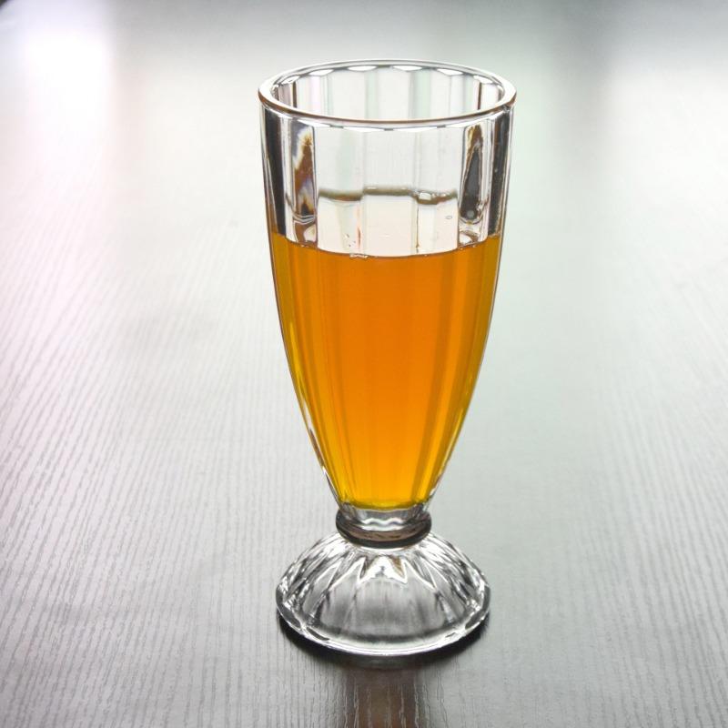 

Стеклянная посуда Бокалы для коктейлей Чашки Бокал Десертная чашка для смузи Персонализированная миска для мороженого Чашка для сока и кофе с вертикальными полосками