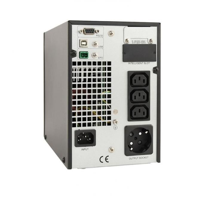 UPS en ligne - Gembird - EG-UPSO-1000 - 1000 VA - Protection contre les surtensions - Interface USB