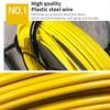 4/5/7mm Electrician Wire Threading Machine Fiberglass Wire Cable Running Rod Fish Tape Rodder Cable Unclogger Leader 50m/100m